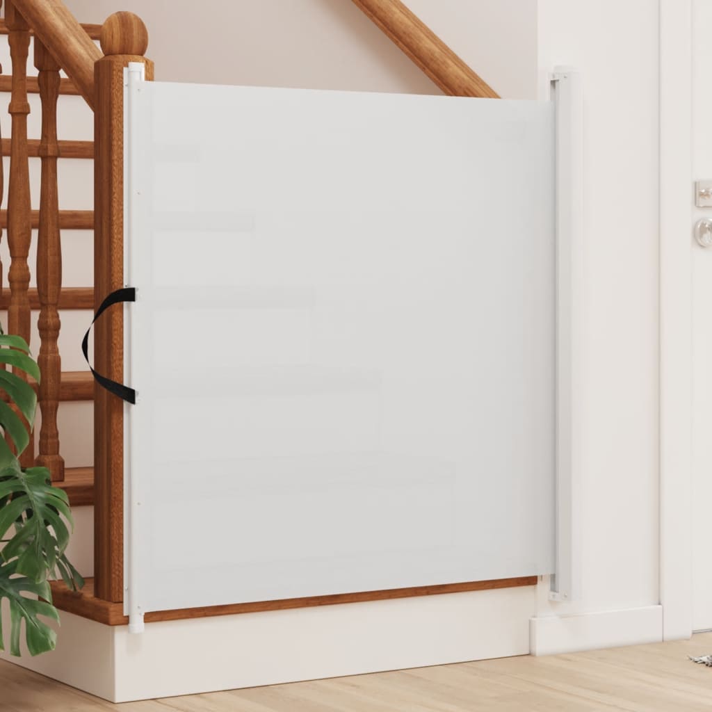 Haustier-Barriere Ausziehbar Weiß 117,5x125 cm Haustier-Barriere Ausziehbar Weiß 117,5x125 cm