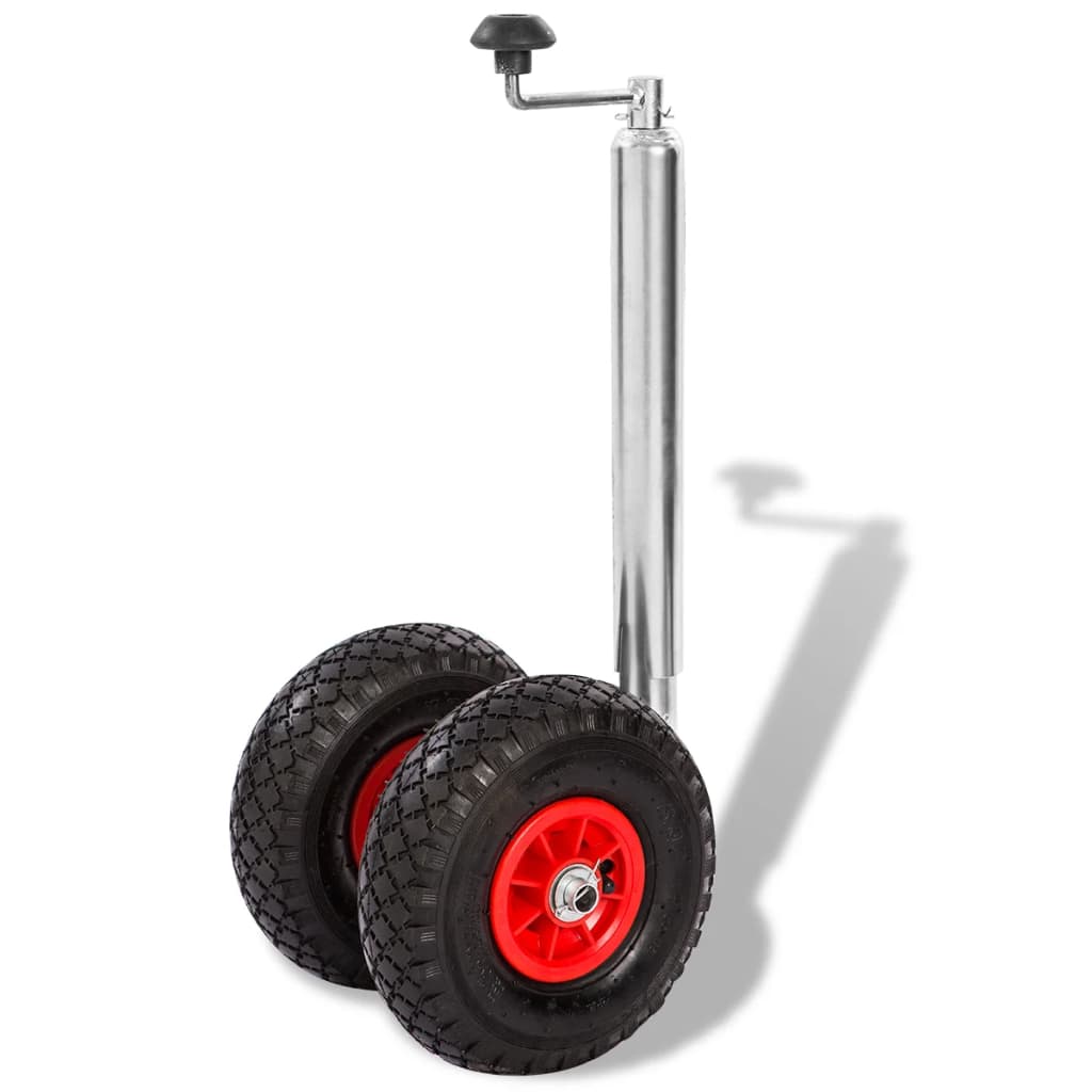 Anhänger Stützrad mit 2 Luftreifen 200 kg