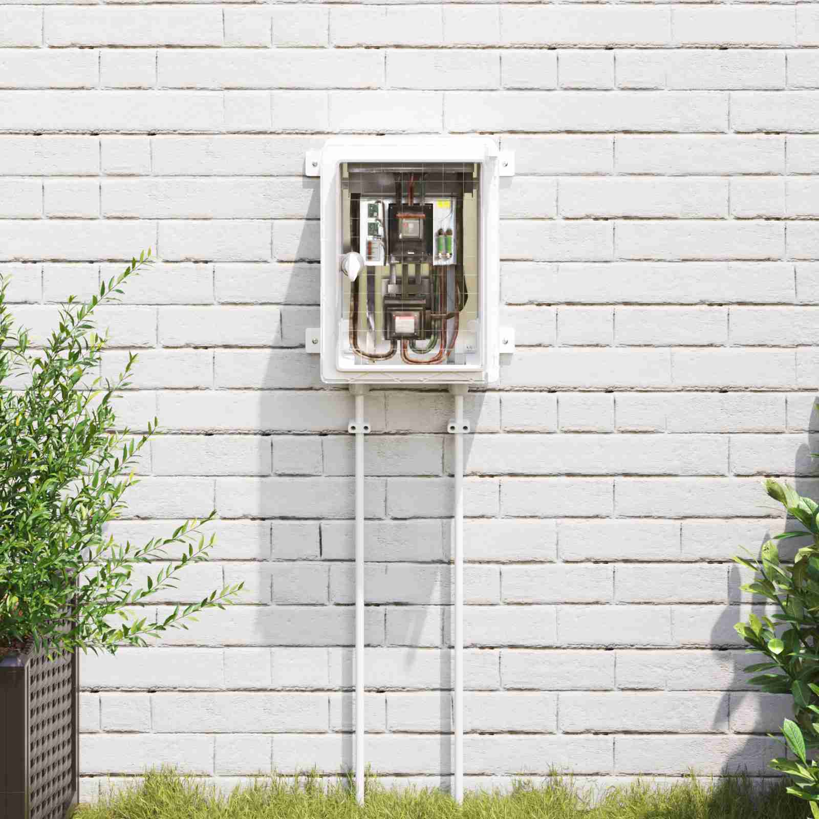 Steuerungsschrank IP65 wasserdicht Grau 25x15x35 cm ABS-Kunststoff Steuerungsschrank IP65 wasserdicht Grau 25x15x35 cm ABS-Kunststoff