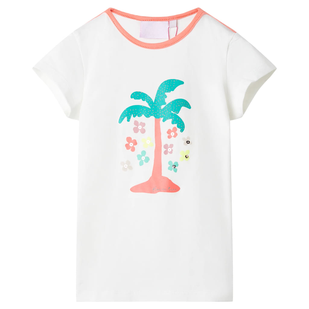 Kinder-T-Shirt Ecru 92 Kinder-T-Shirt Ecru 92