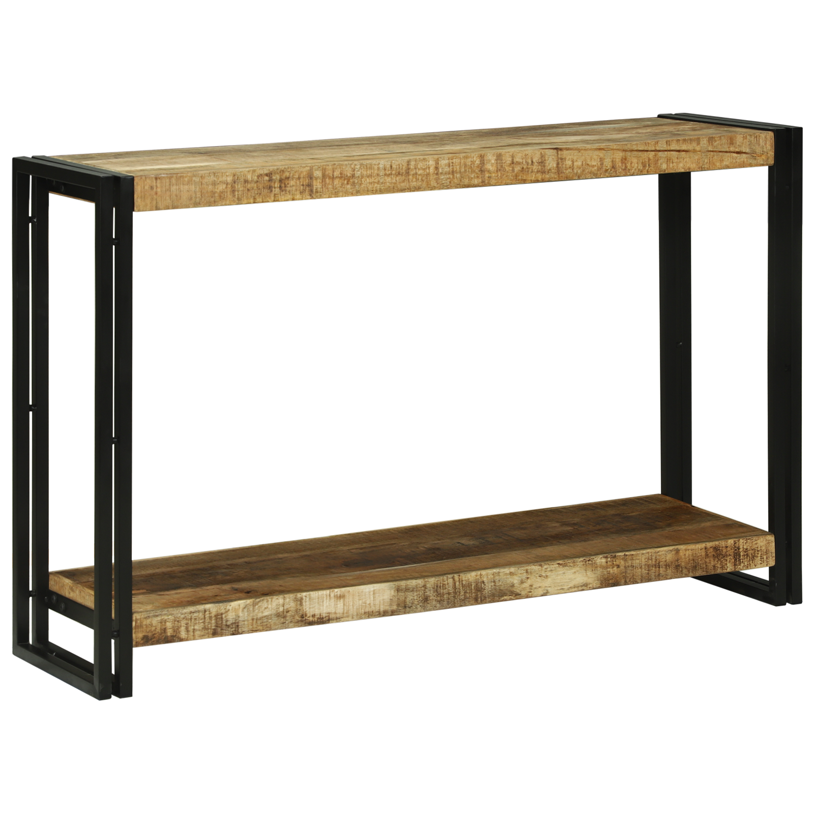 Konsolentisch 120x33x75 cm Massiv Grob Holz Mango Konsolentisch 120x33x75 cm Massiv Grob Holz Mango