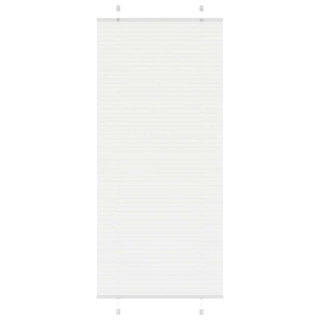 Plissee Weiß 90x200 cm Stoffbreite 89,4 cm Polyester Plissee Weiß 90x200 cm Stoffbreite 89,4 cm Polyester