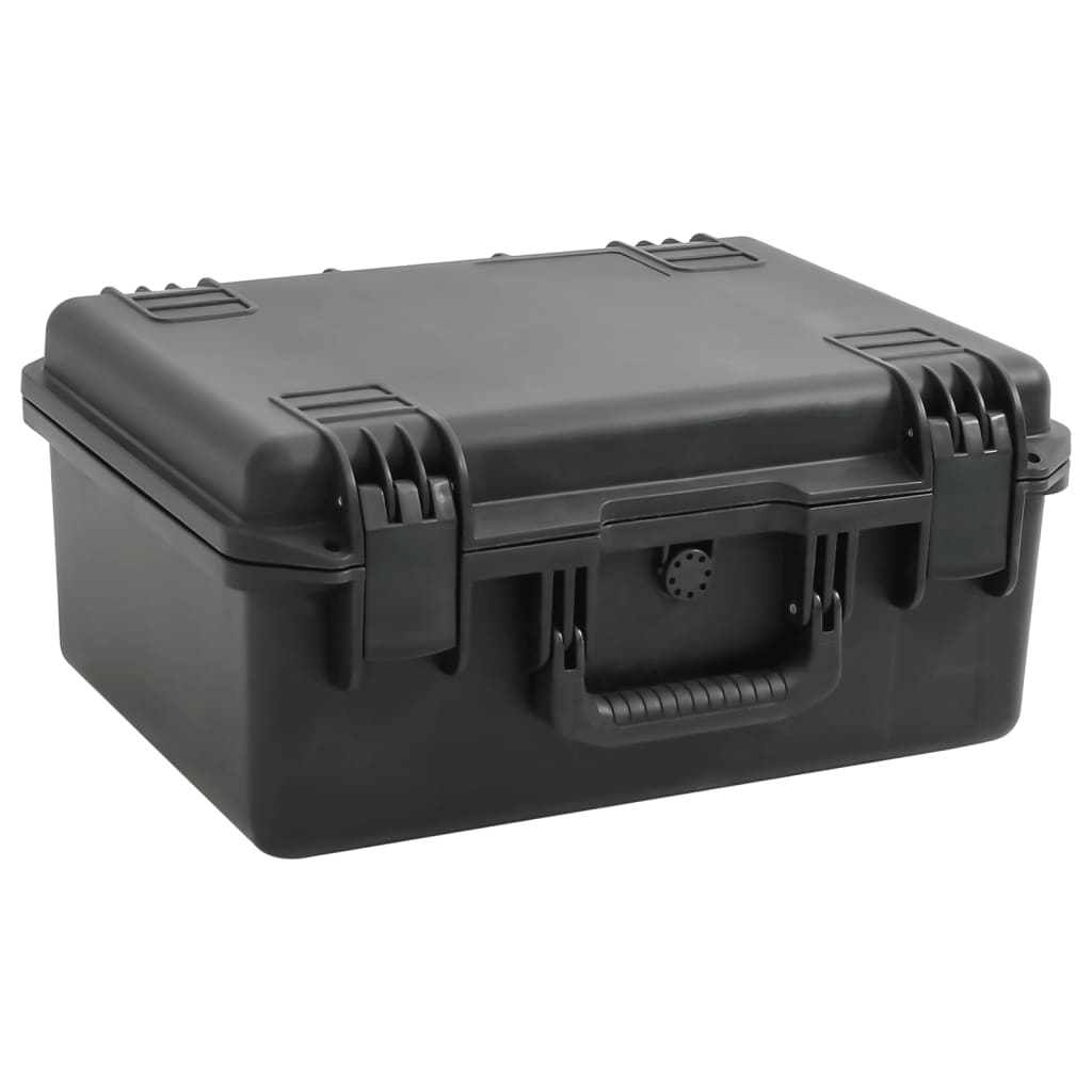 Koffer für Flugreise Tragbar Schwarz 49x38x23 cm PP Koffer für Flugreise Tragbar Schwarz 49x38x23 cm PP
