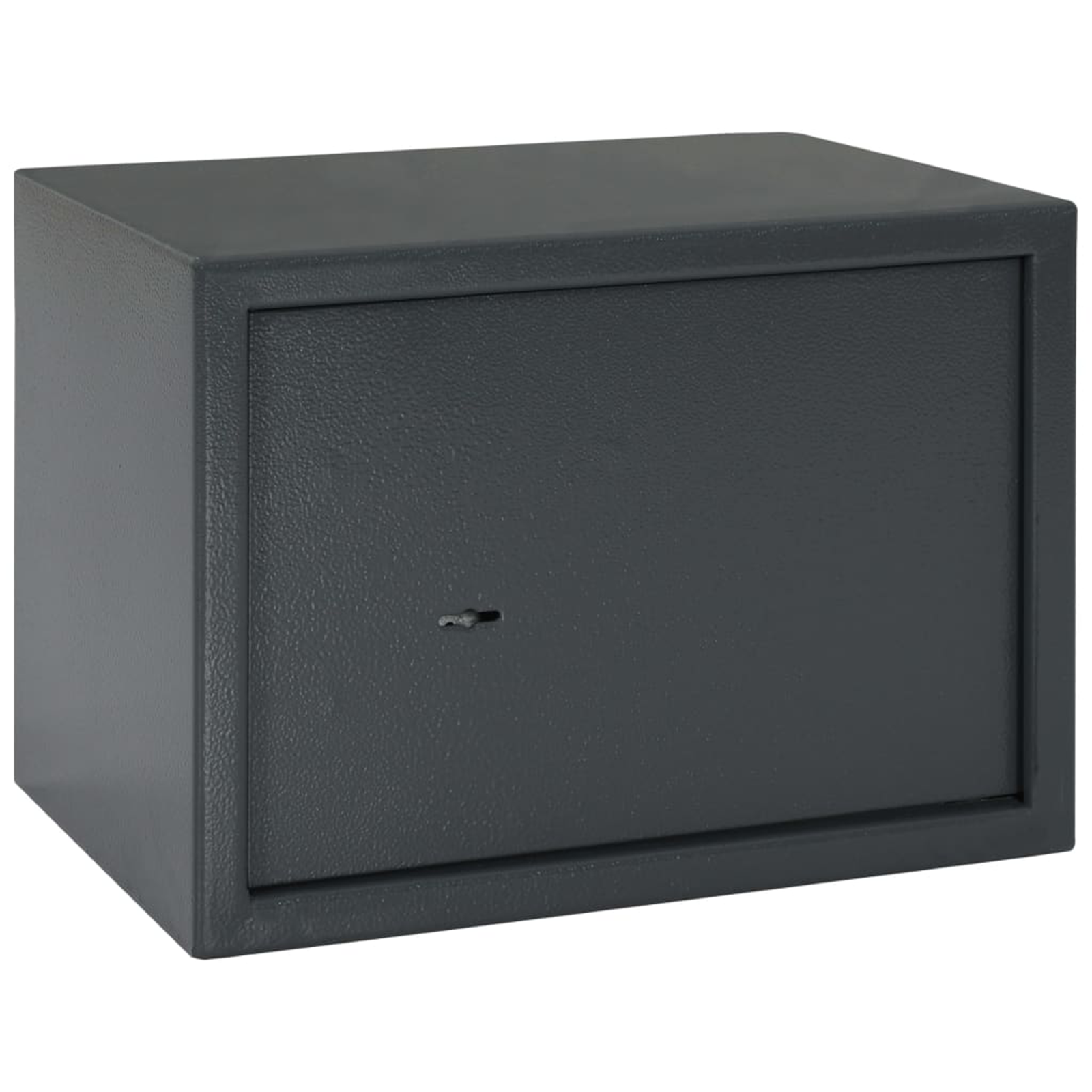 Safe Box mit Schlüsselschloss Dunkelgrau 25x35x25 cm Stahl Safe Box mit Schlüsselschloss Dunkelgrau 25x35x25 cm Stahl