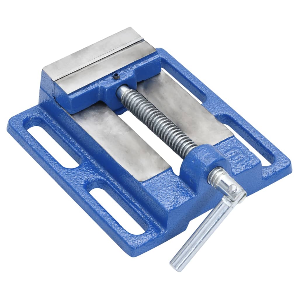 Maschinenschraubstock Blau 76 mm Gusseisen Maschinenschraubstock Blau 76 mm Gusseisen