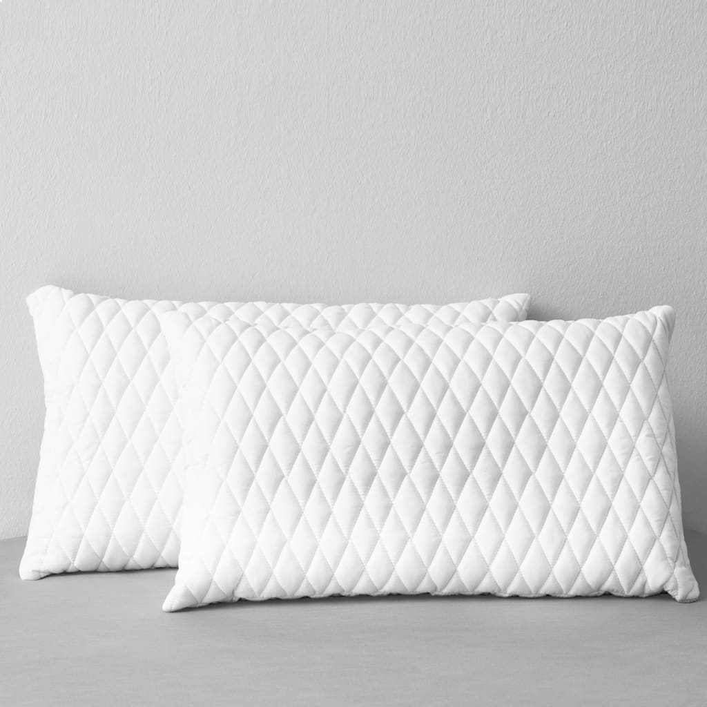 Kissen 2 Stk. 80×40×14 cm Memory-Schaum Kissen 2 Stk. 80×40×14 cm Memory-Schaum