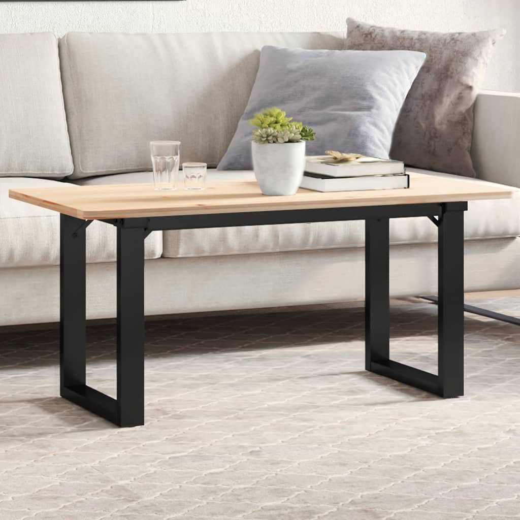 Couchtischbeine O-Gestell 90x30x43 cm Gusseisen