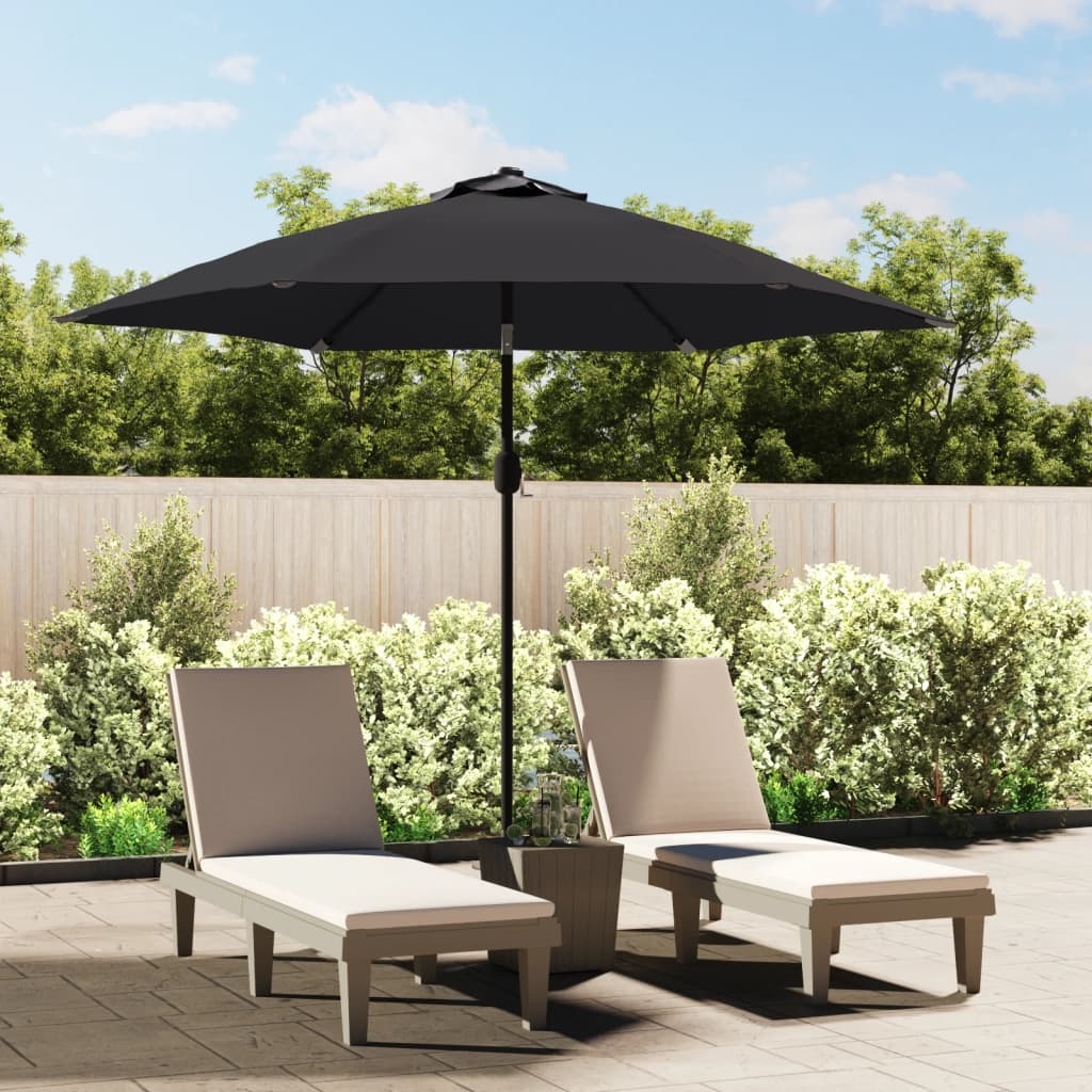 Ersatzbezug für Sonnenschirm Schwarz 300 cm Ersatzbezug für Sonnenschirm Schwarz 300 cm