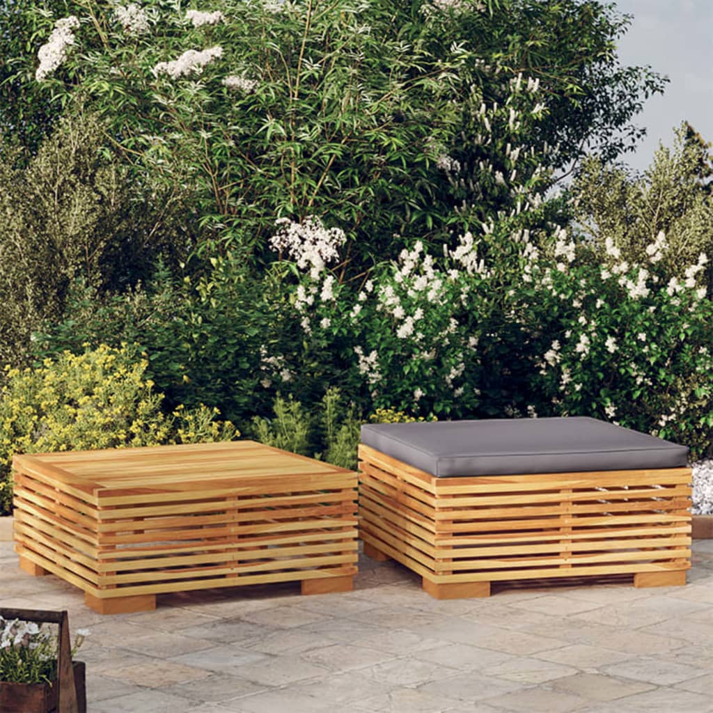 2-tlg. Garten-Lounge-Set Massivholz Teak 2-tlg. Garten-Lounge-Set Massivholz Teak