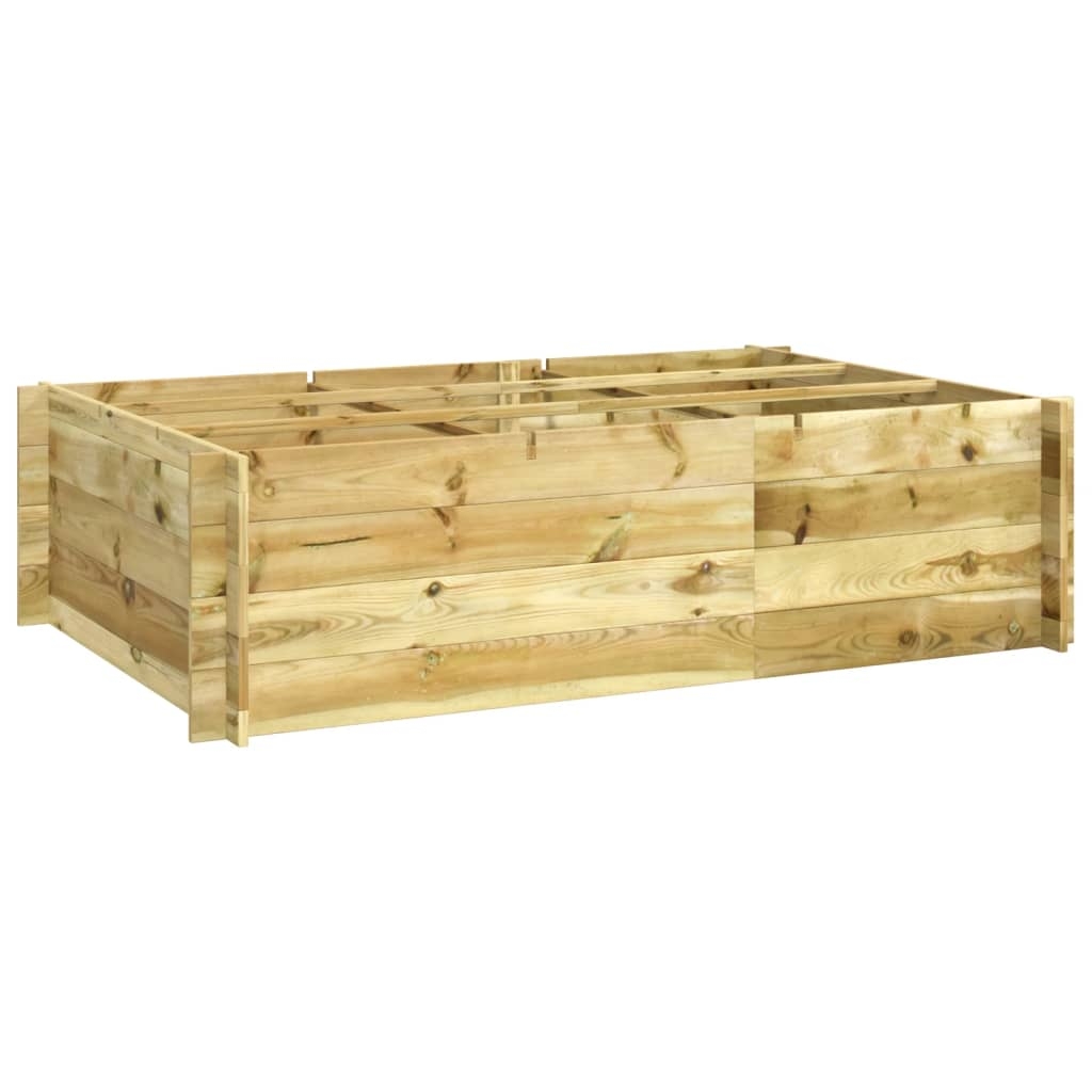 Hochbeet 150x100x40 cm Kiefernholz Imprägniert Hochbeet 150x100x40 cm Kiefernholz Imprägniert