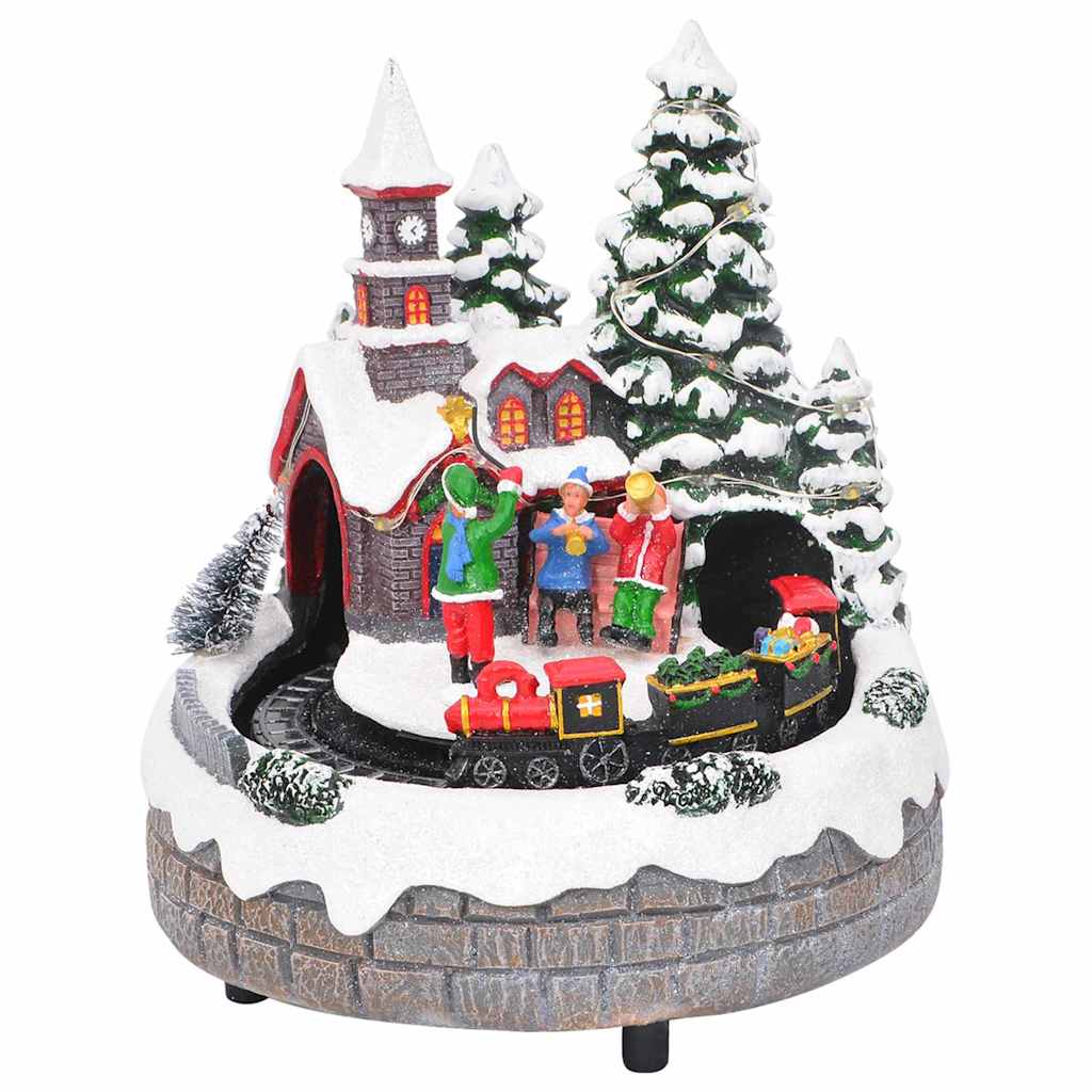 Weihnachtlicher Tischdekoration Mehrfarbig 16 x 16 x 19 cm Harz Weihnachtlicher Tischdekoration Mehrfarbig 16 x 16 x 19 cm Harz