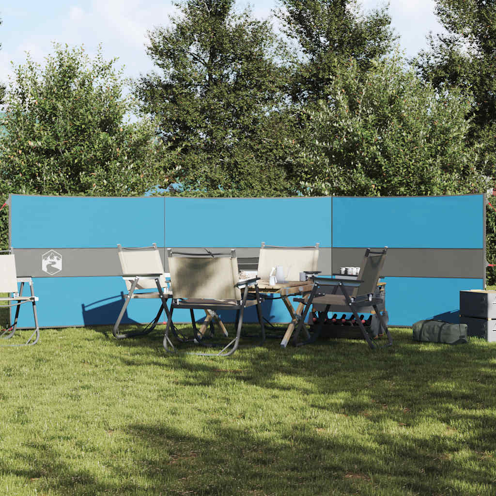 Camping-Windschutz Blau 490x123 cm Wasserdicht Camping-Windschutz Blau 490x123 cm Wasserdicht