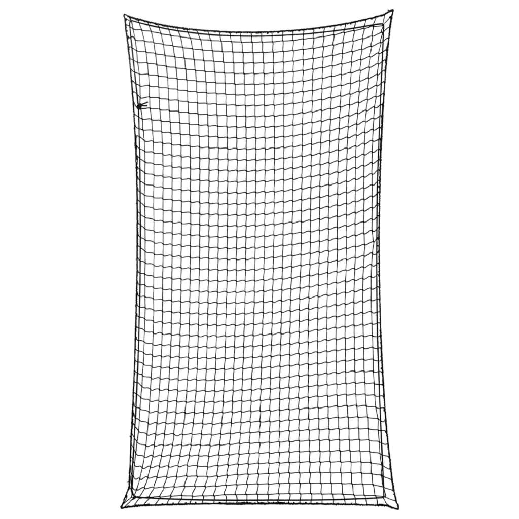 Anhängernetz mit Gummiseil Schwarz 4,5x2,5 m PP Anhängernetz mit Gummiseil Schwarz 4,5x2,5 m PP