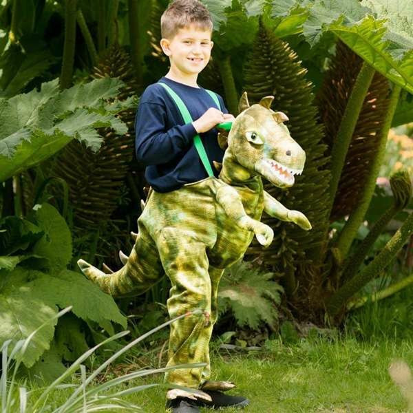 Verkleidung für Kinder grün Dinosaurier