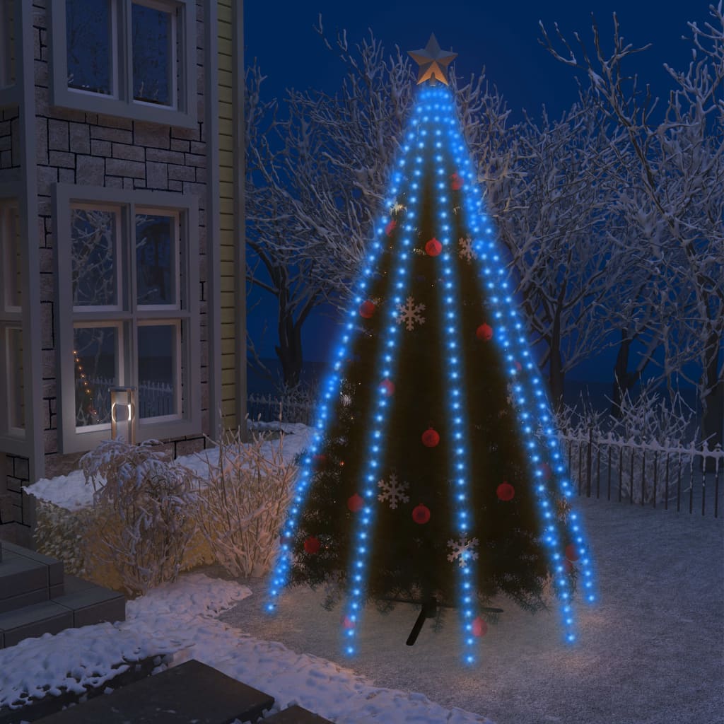 Weihnachtsbaum-Lichternetz mit 400 LEDs Blau 400 cm Weihnachtsbaum-Lichternetz mit 400 LEDs Blau 400 cm