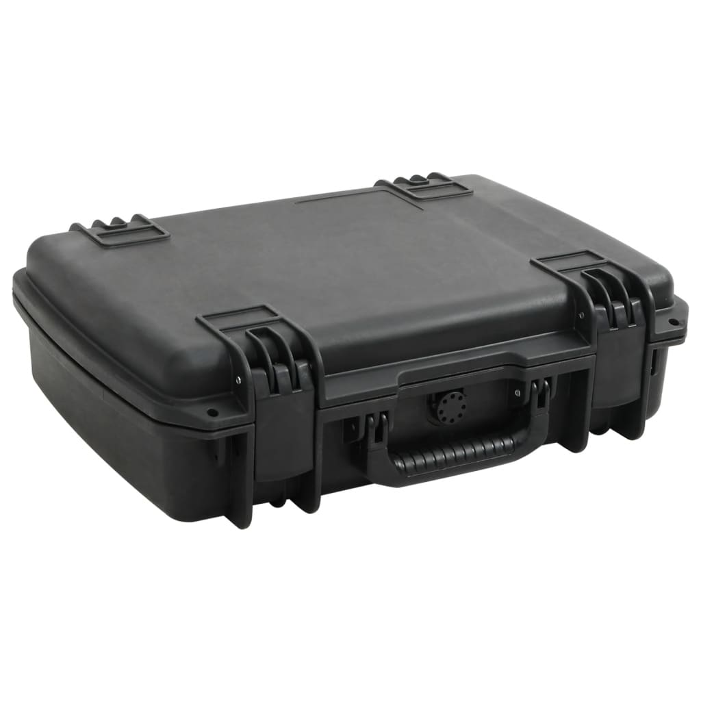 Koffer für Flugreise Tragbar Schwarz 50,5x37x14,5 cm PP Koffer für Flugreise Tragbar Schwarz 50,5x37x14,5 cm PP