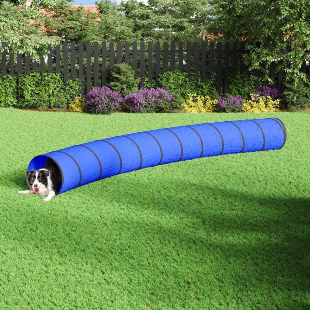 Hundetunnel Blau Ø 55x500 cm Polyester Hundetunnel Blau Ø 55x500 cm Polyester