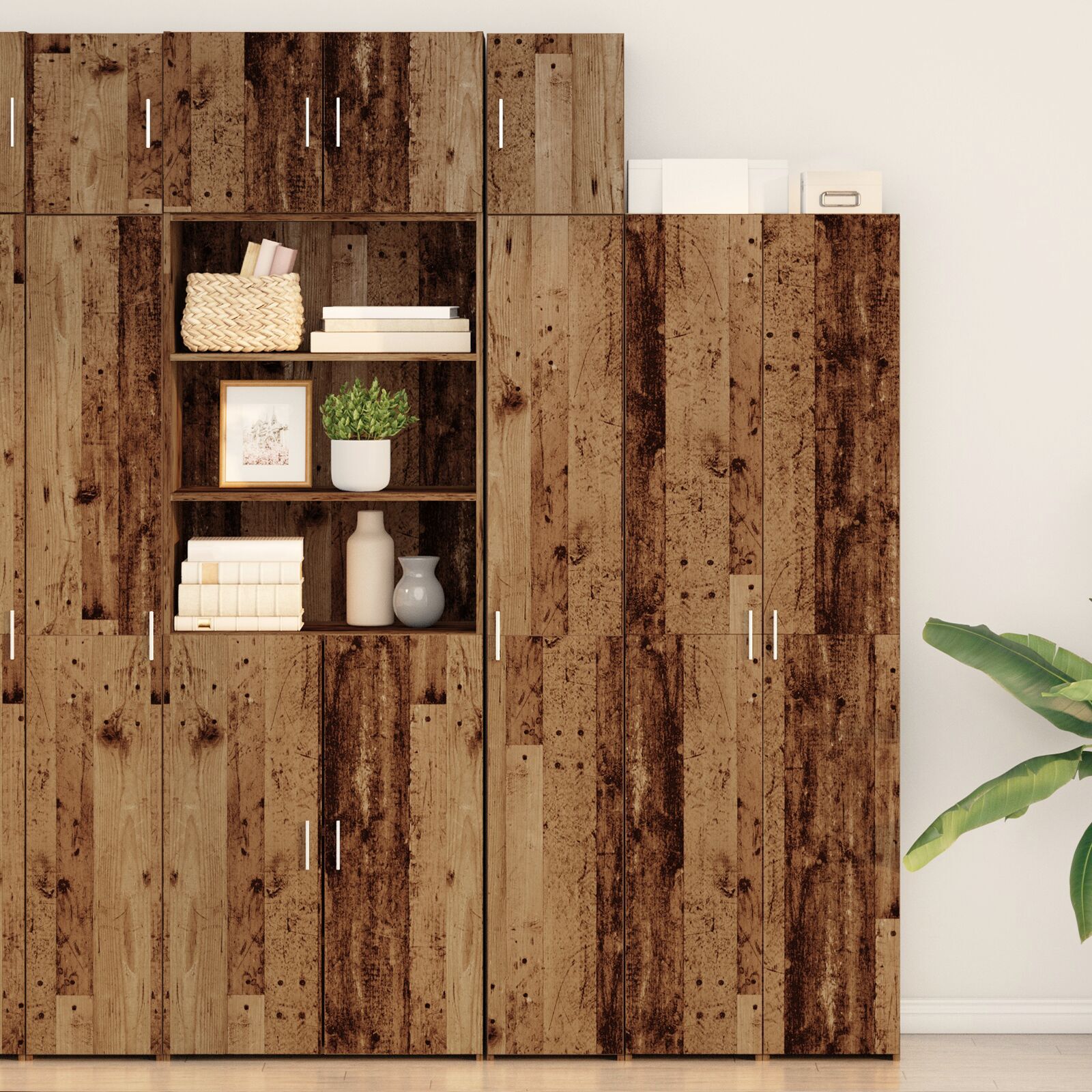 Wandregal Altes Holz 30x42,5x40 cm