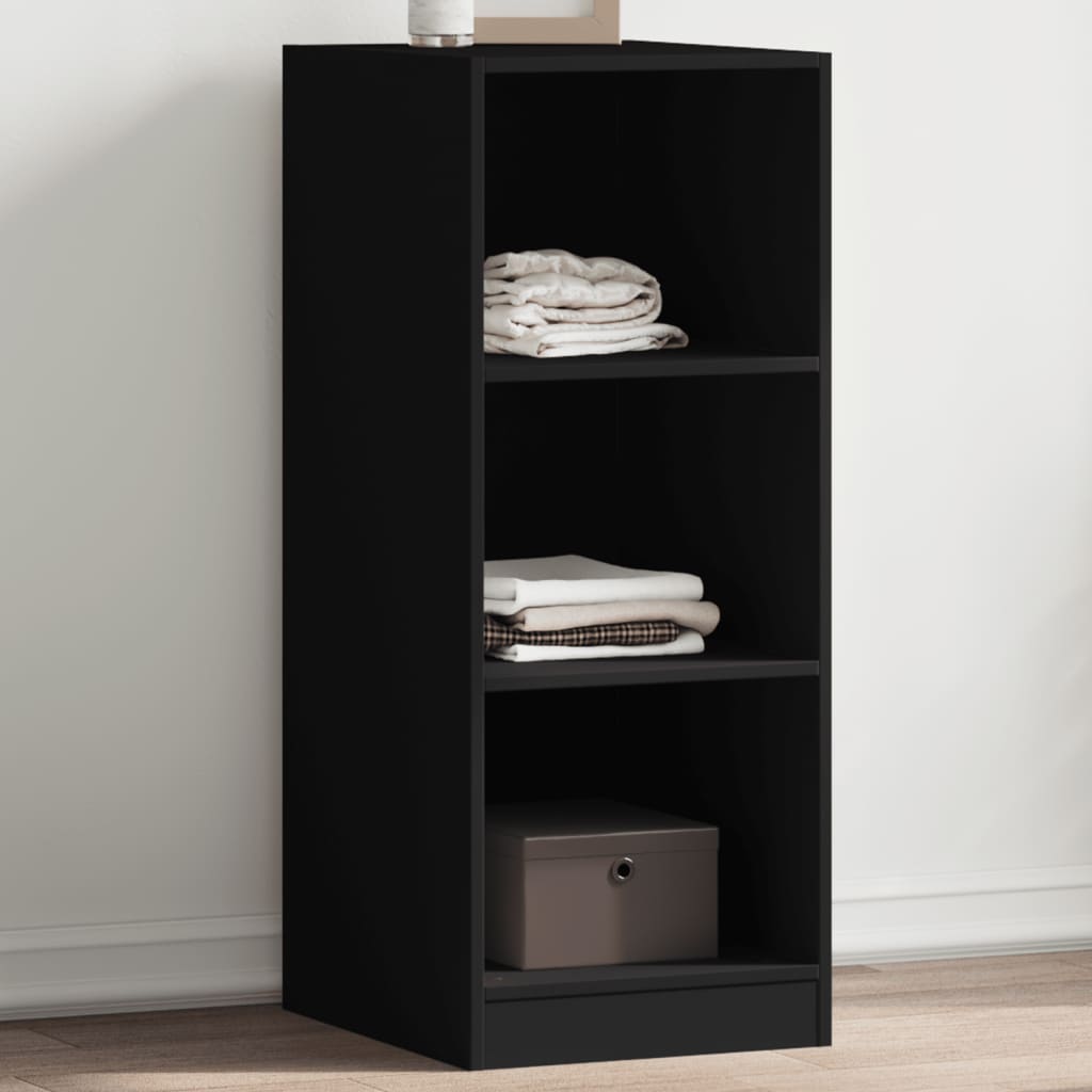 Kleiderschrank Schwarz 48x41x102 cm Holzwerkstoff Kleiderschrank Schwarz 48x41x102 cm Holzwerkstoff