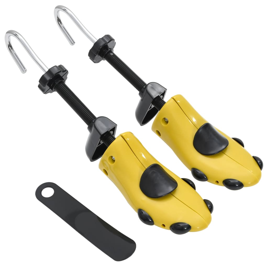 Schuhspanner mit Schuhanzieher Gelb EU 41-46 Kunststoff Schuhspanner mit Schuhanzieher Gelb EU 41-46 Kunststoff