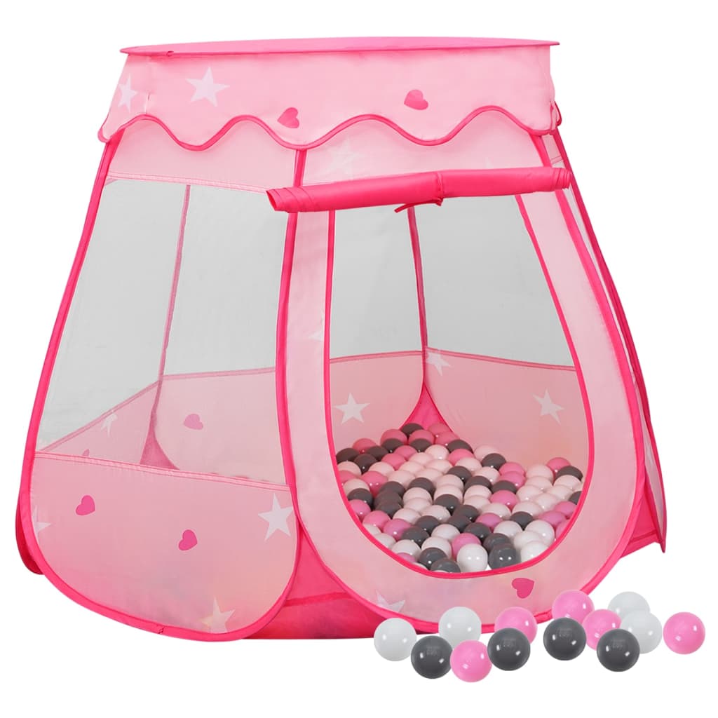 Kinder-Spielzelt mit 250 Bällen Rosa 102x102x82 cm Kinder-Spielzelt mit 250 Bällen Rosa 102x102x82 cm