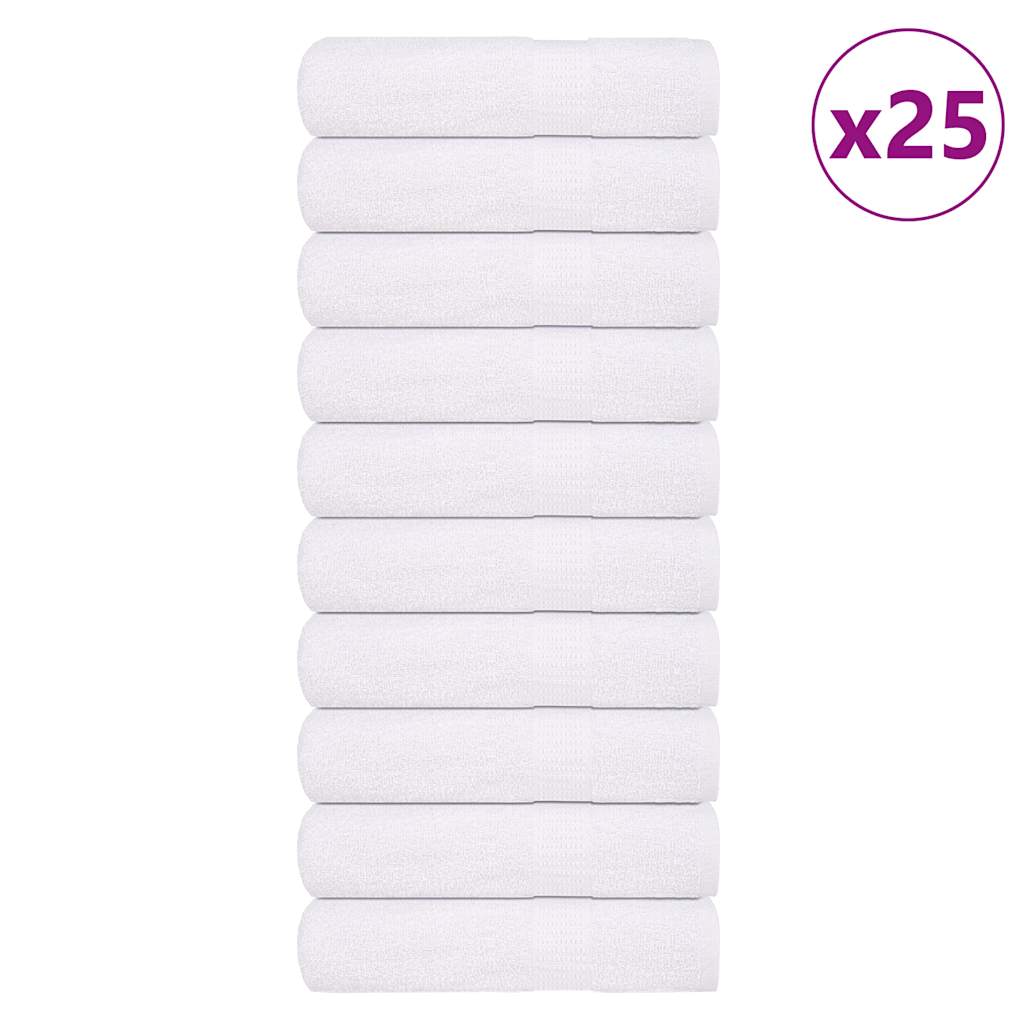 Badetücher 25 Stk. Weiß 100x150 cm 360 g/m² 100% Baumwolle Badetücher 25 Stk. Weiß 100x150 cm 360 g/m² 100% Baumwolle
