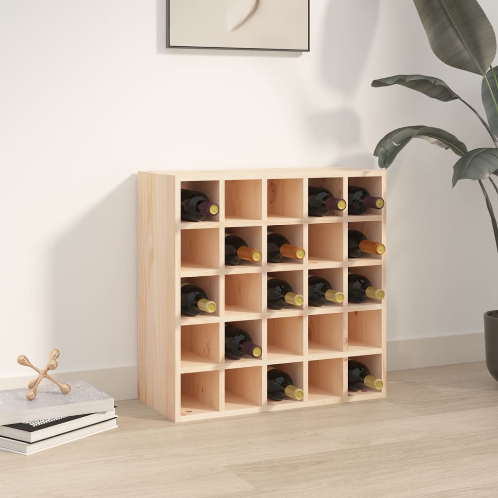 Weinregal 56x25x56 cm Massivholz Kiefer Weinregal 56x25x56 cm Massivholz Kiefer