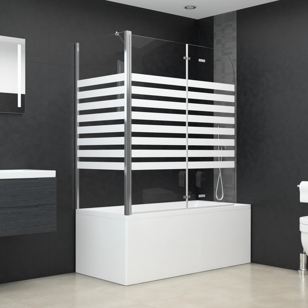 Duschabtrennung 120x68x130 cm Hartglas Gestreift Duschabtrennung 120x68x130 cm Hartglas Gestreift