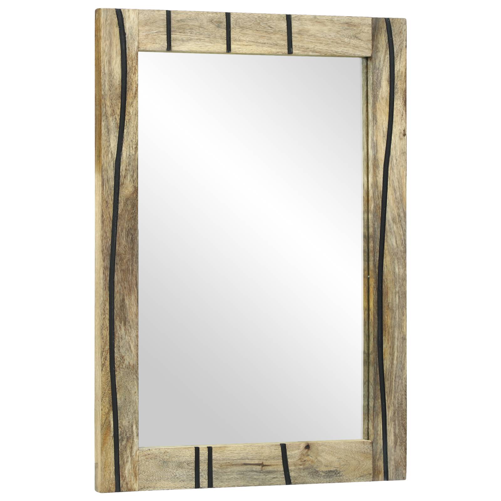 Badezimmerspiegel 50x70x30 cm Massivholz Mango Badezimmerspiegel 50x70x30 cm Massivholz Mango