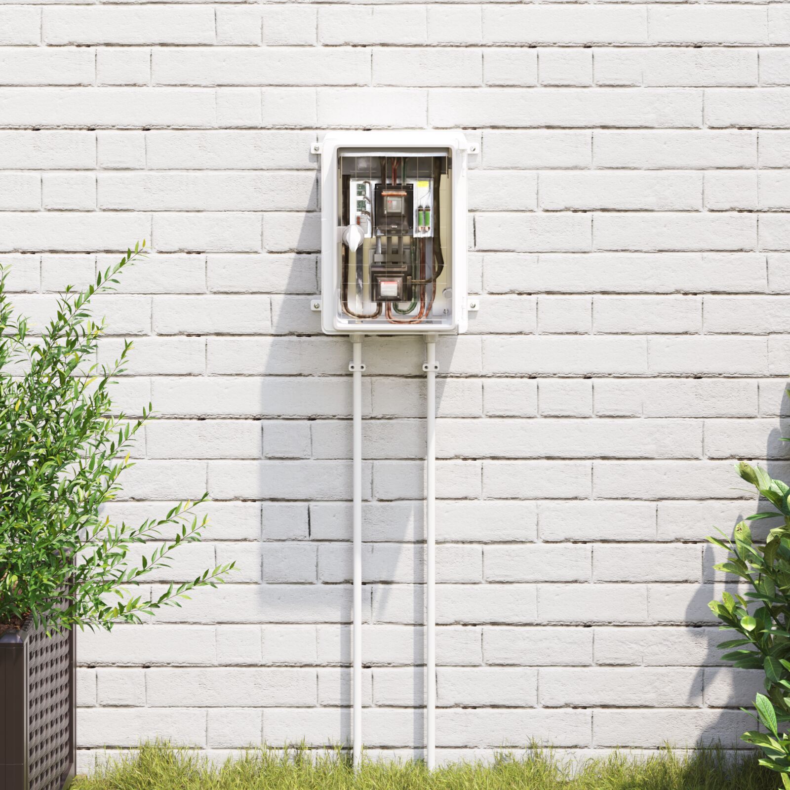 Steuerungsschrank IP65 Wasserdicht Grau 21x13x28 cm ABS Kunststoff Steuerungsschrank IP65 Wasserdicht Grau 21x13x28 cm ABS Kunststoff