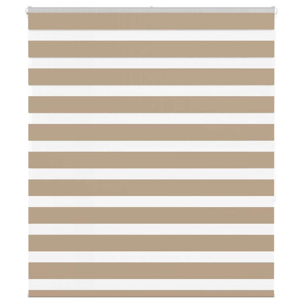 Zebrarollo Sandbraun 130x150 cm Stoffbreite 125,9 cm Polyester