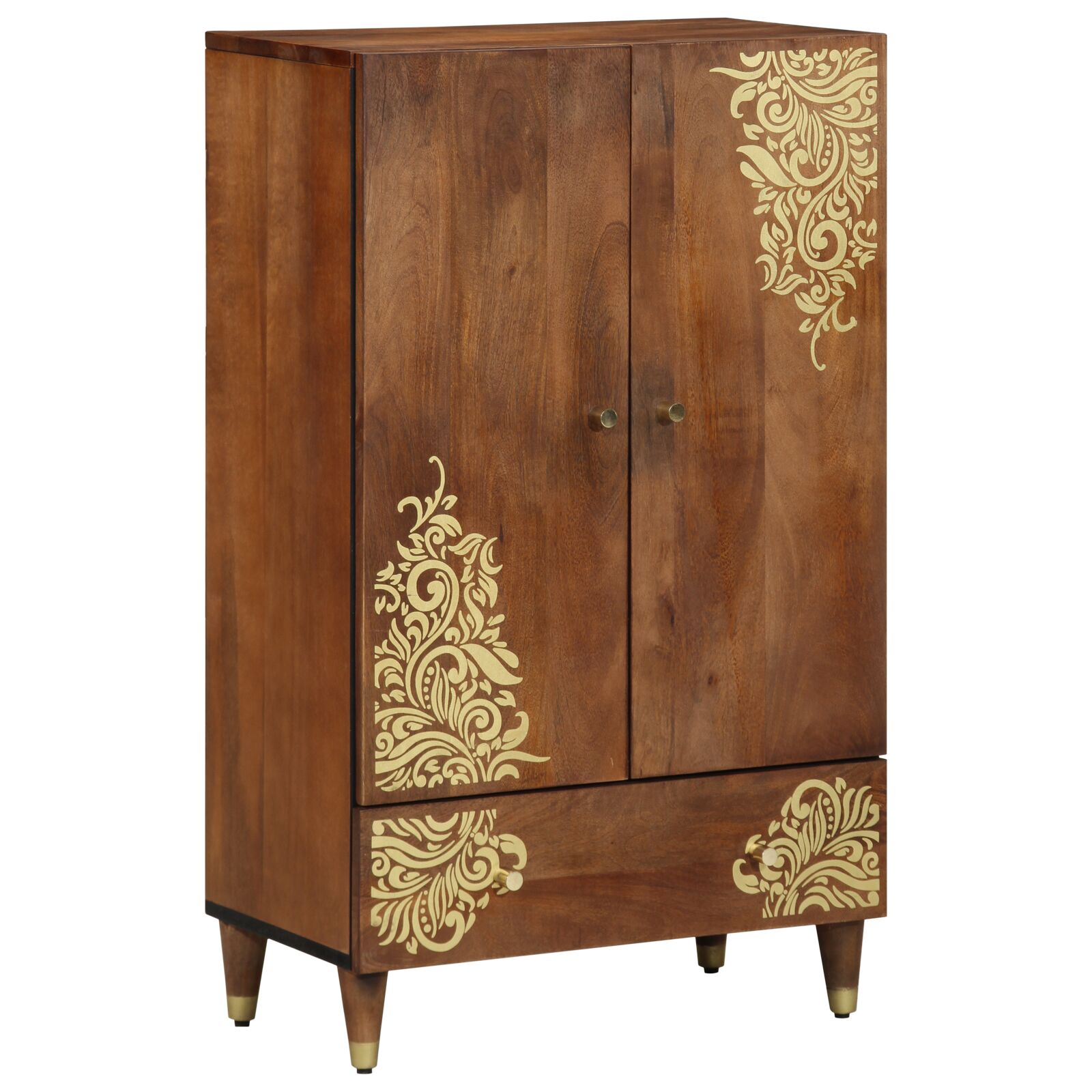 Highboard 60x33x100 cm Massivholz Mango Highboard 60x33x100 cm Massivholz Mango