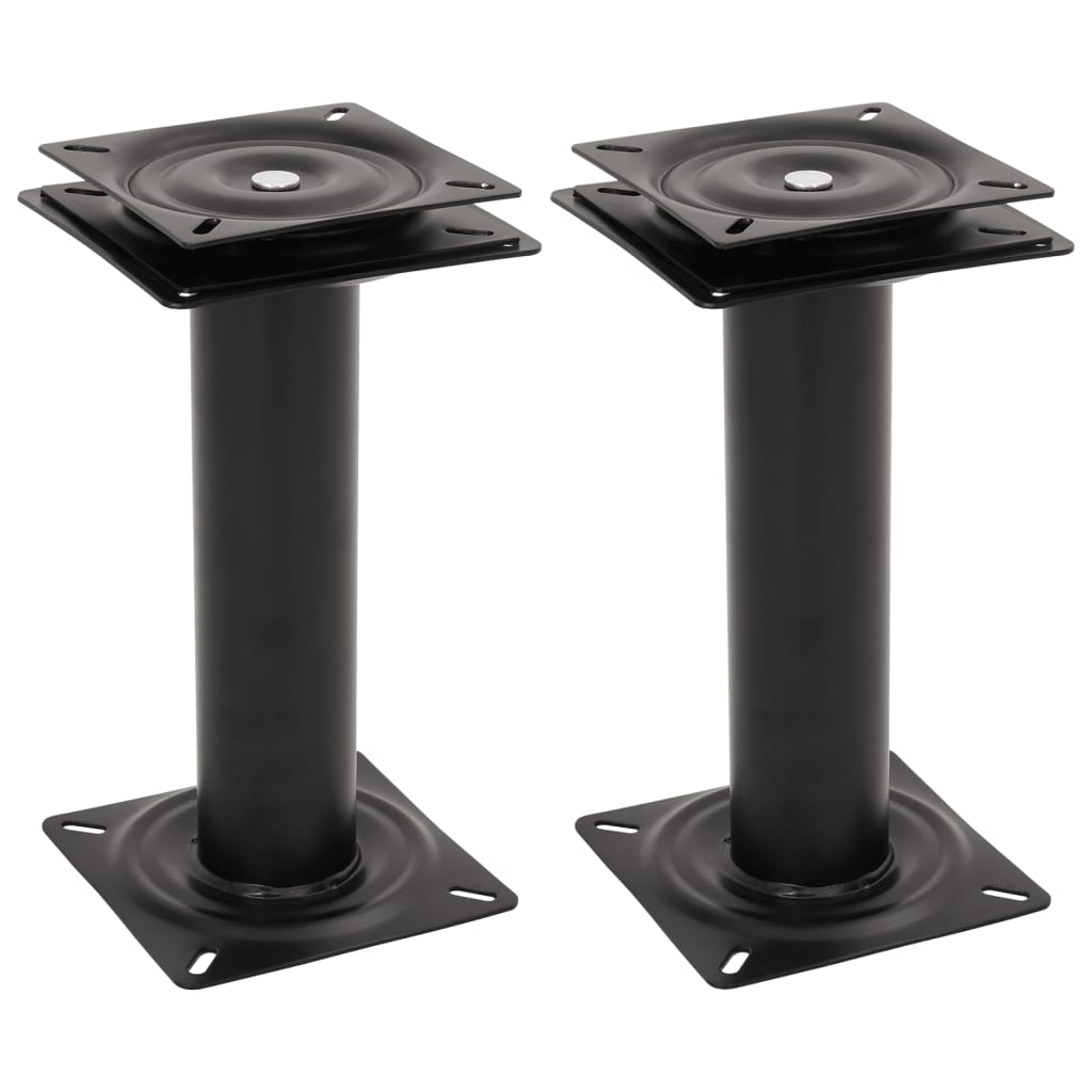 Bootssitz-Podeste 2 Stk. 360° Drehbar Stahl Bootssitz-Podeste 2 Stk. 360° Drehbar Stahl