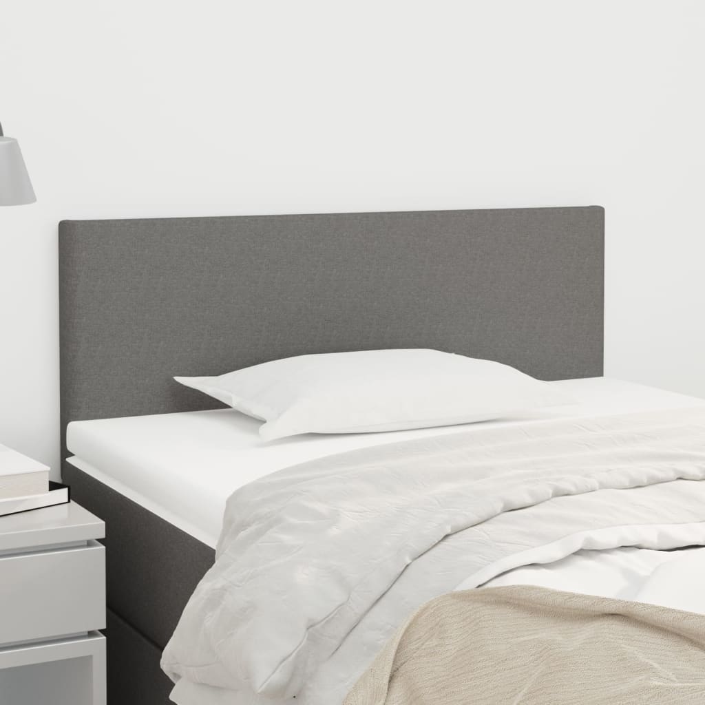 Kopfteil Dunkelgrau 90x5x78/88 cm Stoff Kopfteil Dunkelgrau 90x5x78/88 cm Stoff