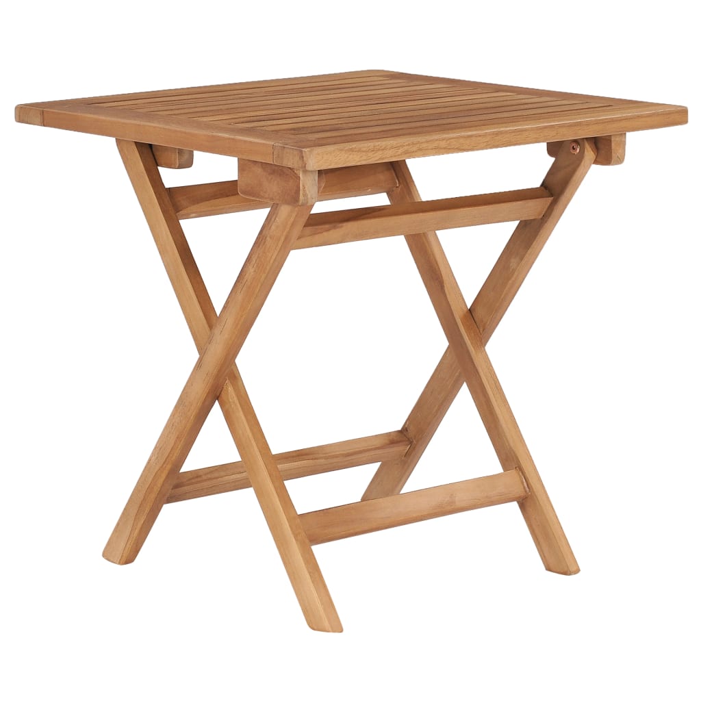 Klappbarer Gartentisch 45x45x45 cm Teak Massivholz Klappbarer Gartentisch 45x45x45 cm Teak Massivholz