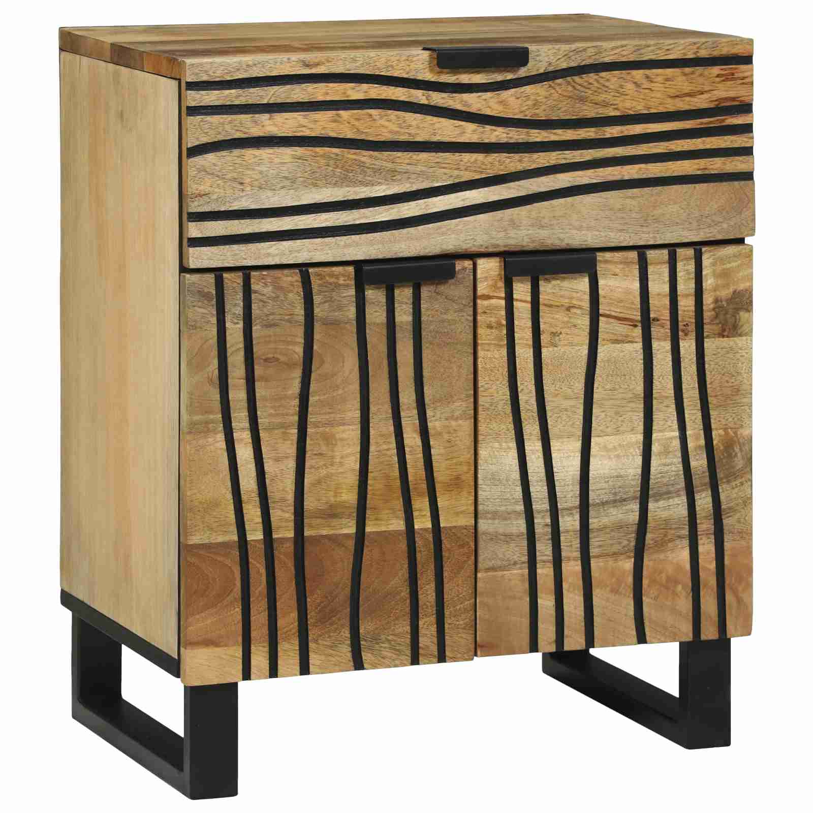 Nachttisch 50x33x60 cm Massivholz Mango Nachttisch 50x33x60 cm Massivholz Mango