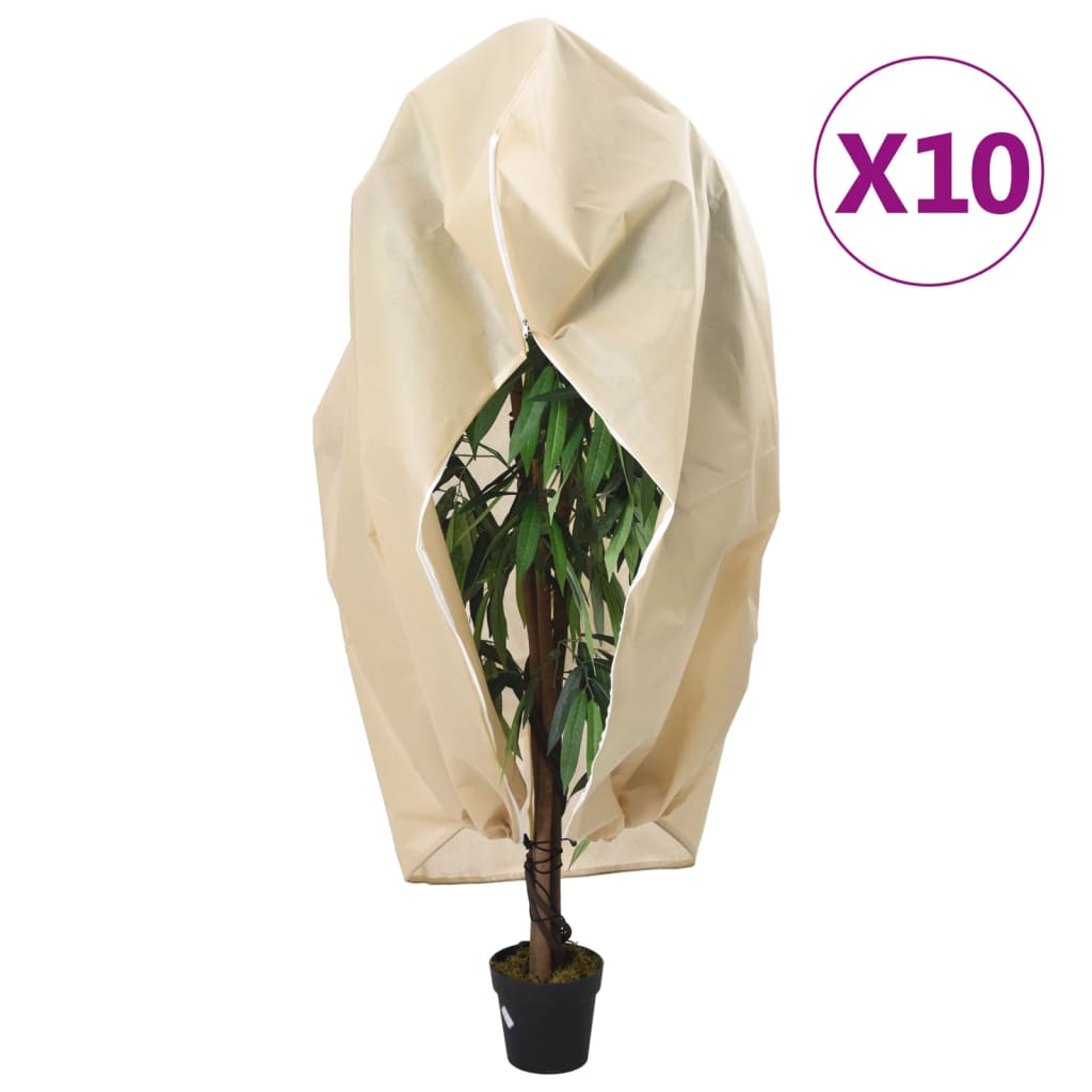 Wintervlies mit Reißverschluss 10 Stk. 70 g/m² 1,55x1,55 m Wintervlies mit Reißverschluss 10 Stk. 70 g/m² 1,55x1,55 m