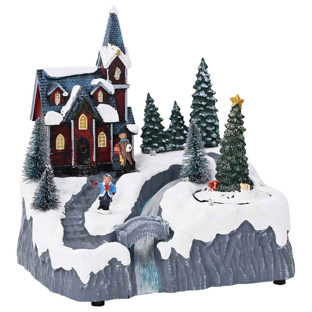 Weihnachtsdorf Mehrfarbig 20,5 x 17 x 21 cm Plastik Weihnachtsdorf Mehrfarbig 20,5 x 17 x 21 cm Plastik