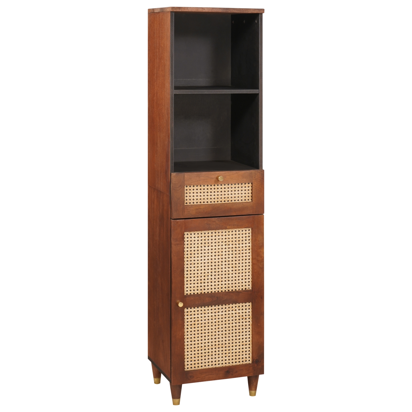 Sideboard mit Schubladen mit Regal mit Speicher mit Tür Braun 38 x 33,5 x 160 cm Sideboard mit Schubladen mit Regal mit Speicher mit Tür Braun 38 x 33,5 x 160 cm