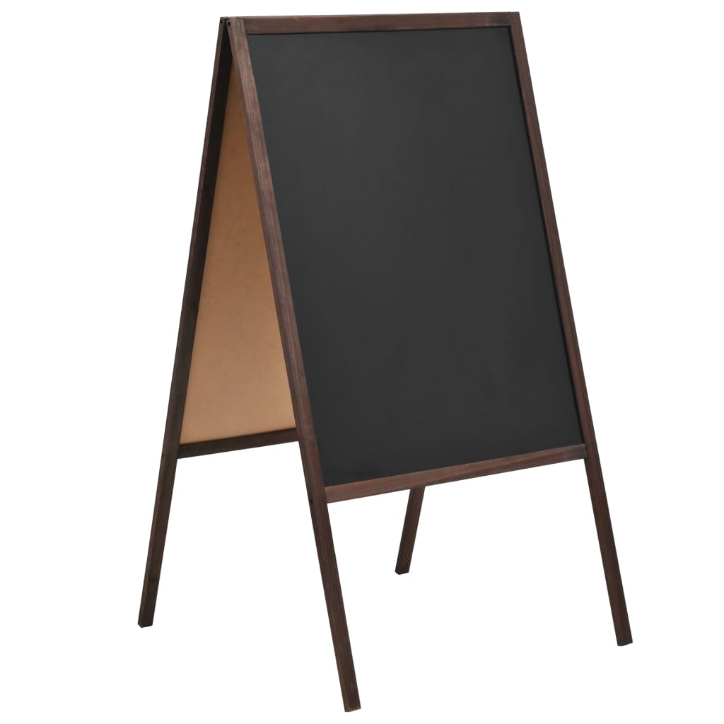 Tafel Kundenstopper Doppelseitig Zedernholz Freistehend 60×80cm Tafel Kundenstopper Doppelseitig Zedernholz Freistehend 60×80cm