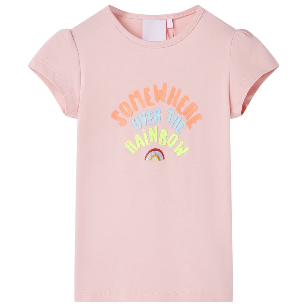 Kinder-T-Shirt Hellrosa 128 Kinder-T-Shirt Hellrosa 128