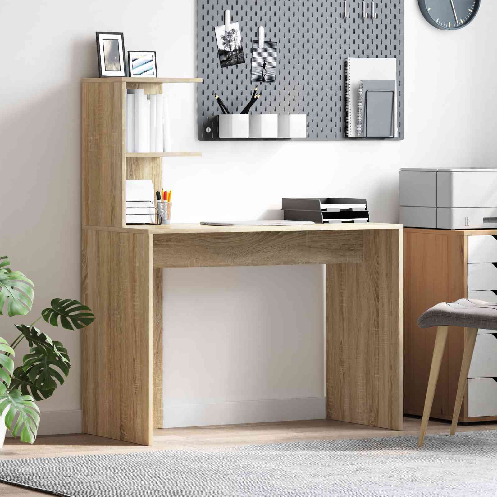 Sonoma Eiche Schreibtisch Sonoma Eiche Spanplatte Standard Sonoma Eiche Schreibtisch Sonoma Eiche Spanplatte Standard