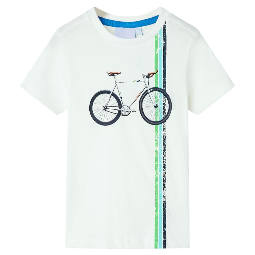 Kinder-Kurzarmshirt Ecru 140 Kinder-Kurzarmshirt Ecru 140