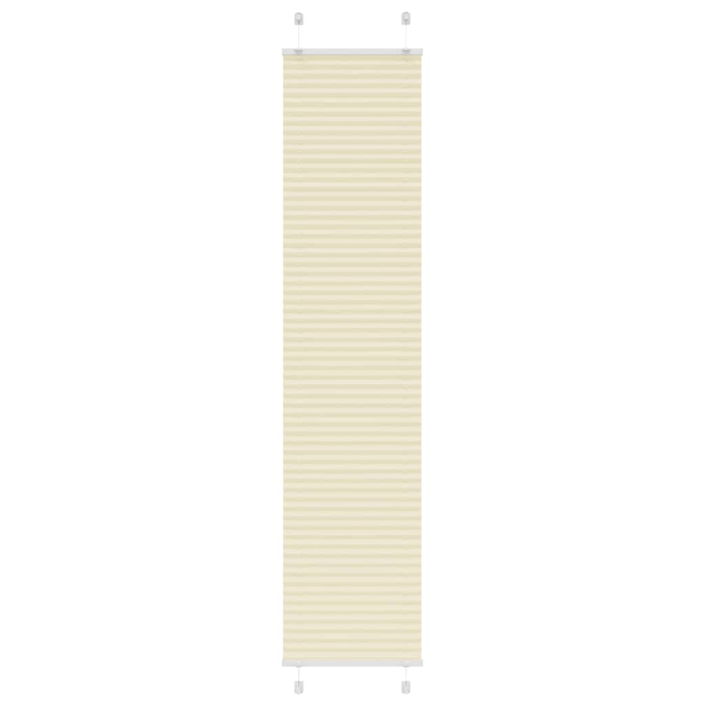 Plissee Creme 40x200 cm Stoffbreite 39,4 cm Polyester