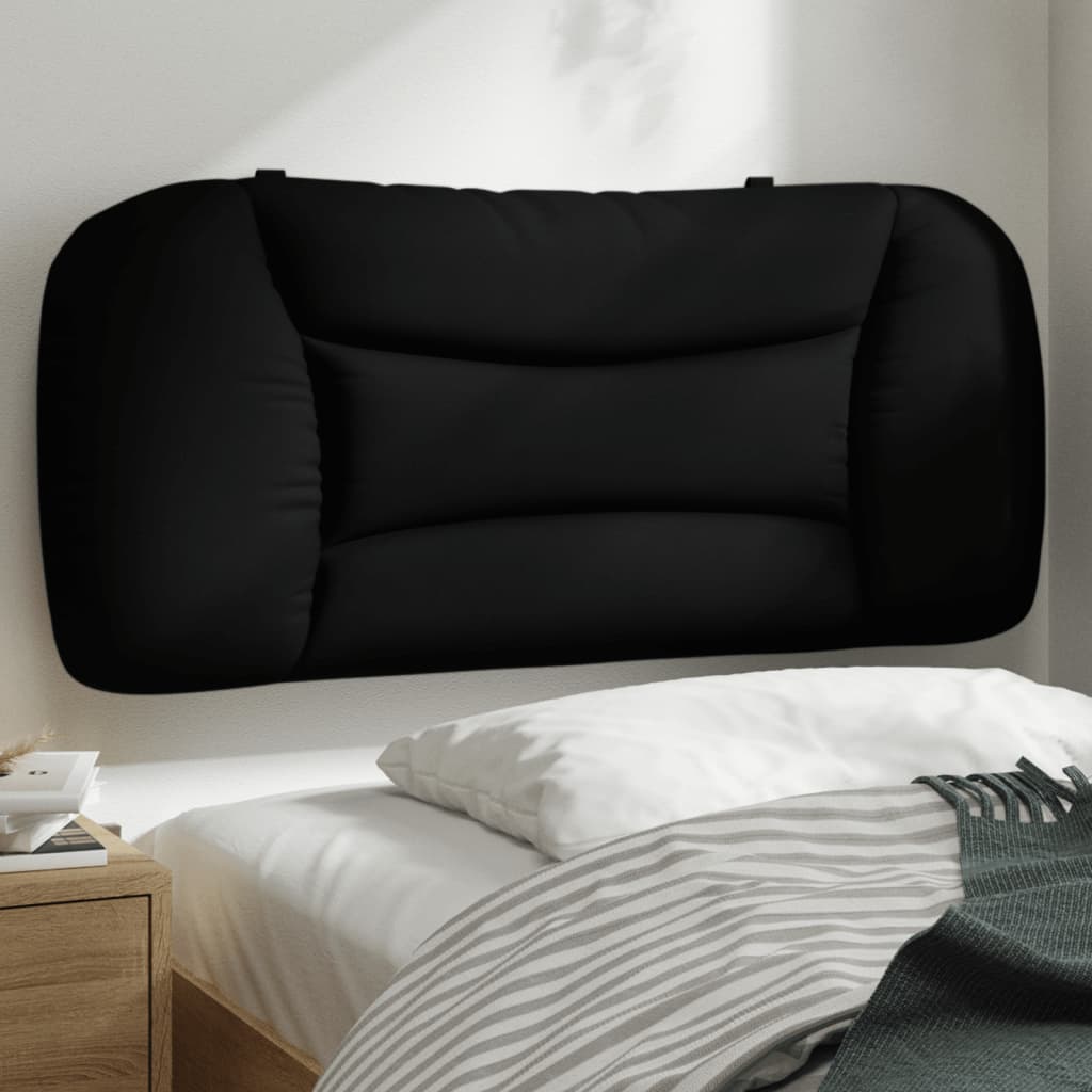 Kopfteil-Kissen Schwarz 80 cm Stoff Kopfteil-Kissen Schwarz 80 cm Stoff
