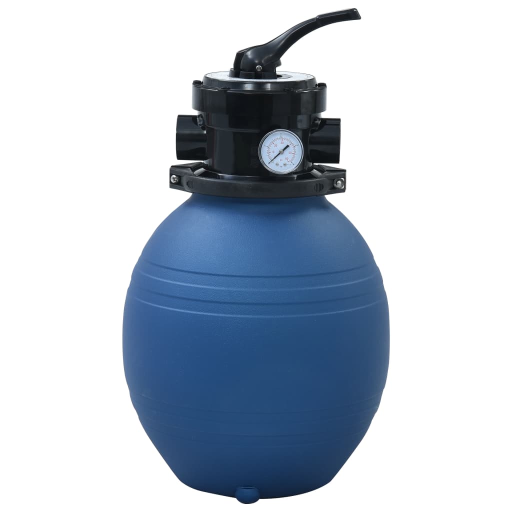 Pool-Sandfilter mit 4-Wege-Ventil Blau 300 mm Pool-Sandfilter mit 4-Wege-Ventil Blau 300 mm