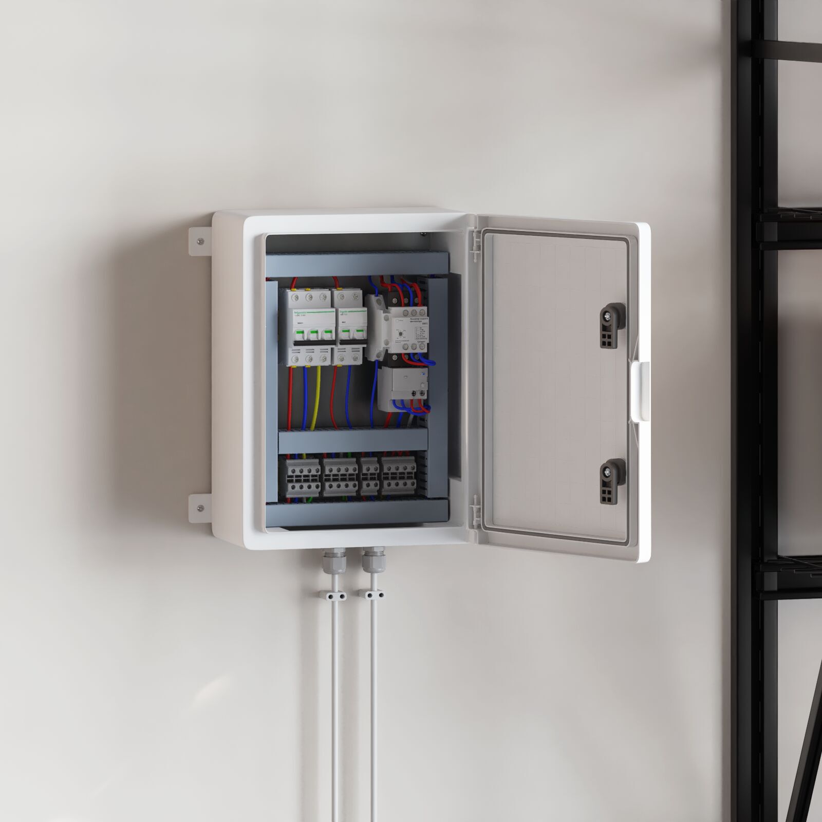 Steuerungsschrank IP65 Wasserdicht Grau 30x16,5x40 cm ABS Kunststoff Steuerungsschrank IP65 Wasserdicht Grau 30x16,5x40 cm ABS Kunststoff