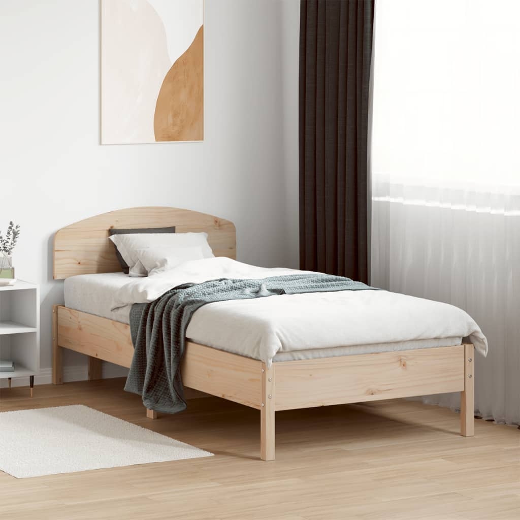 Massivholzbett ohne Matratze 75x190 cm Kiefernholz Massivholzbett ohne Matratze 75x190 cm Kiefernholz