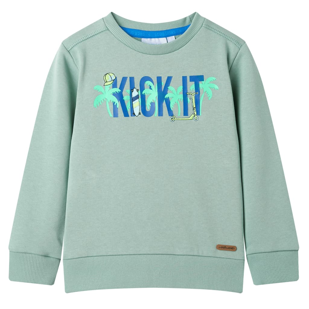 Kinder-Sweatshirt Helles Khaki 104 Kinder-Sweatshirt Helles Khaki 104