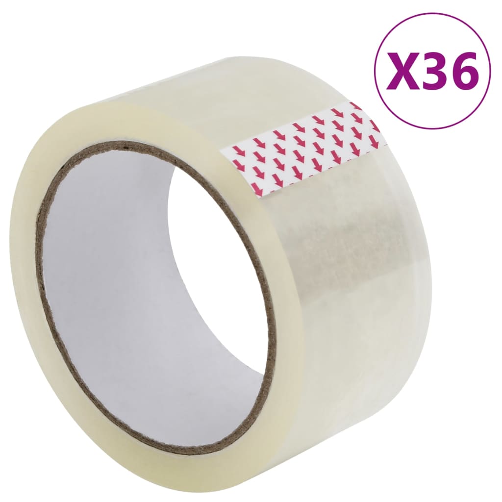 Paketklebeband 36 Stk. Transparent 48 mm x 66 m Paketklebeband 36 Stk. Transparent 48 mm x 66 m